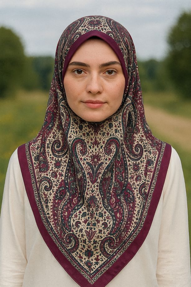 Bohem Tarz Şal – Desen Detaylı Retro Stil - 2