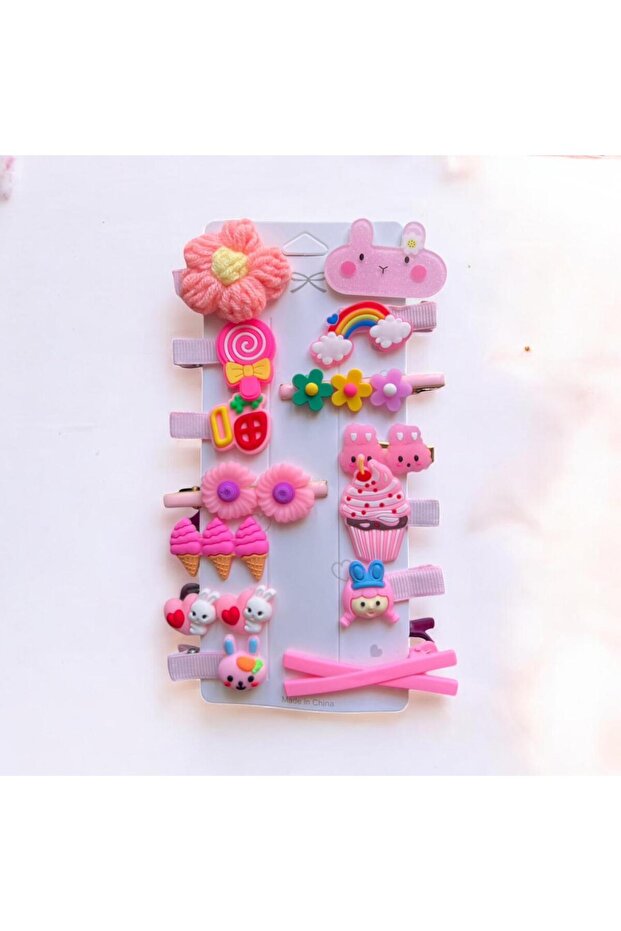 Baby Girl and Child Buckle Set with Figure