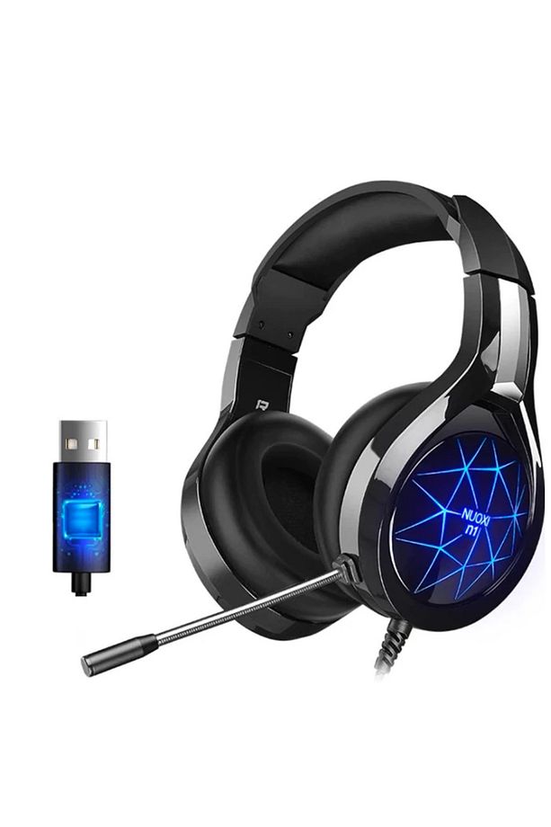 ALLY MC N1 LED Işıklı Mikrofonlu USB Kulaküstü Gamer Kulaklığı-(1903) - TOABM8420-2197 - 1
