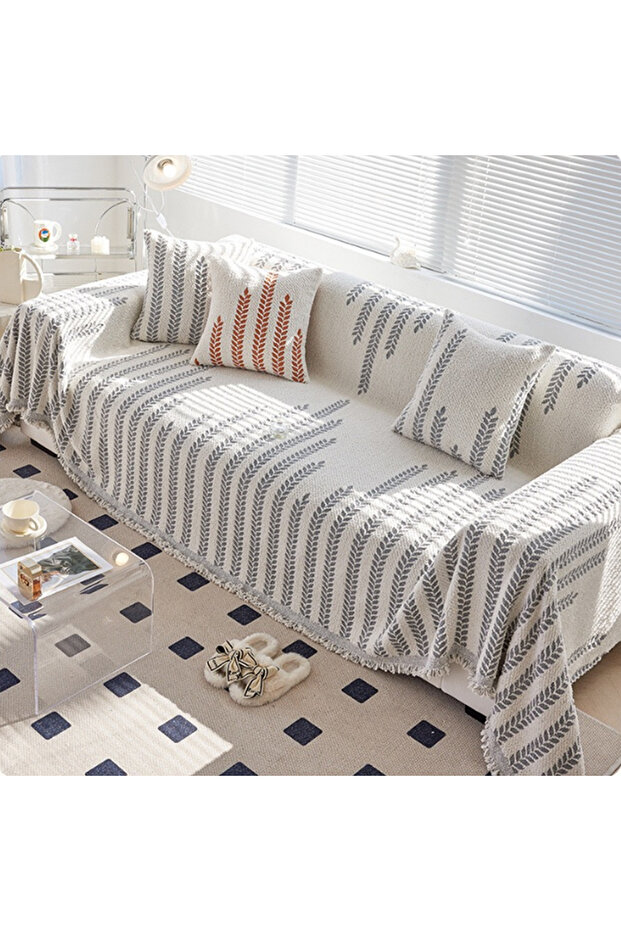 New Double-Sided Chenille Sofa Cover, Chenille Double-Sided Sofa Cover