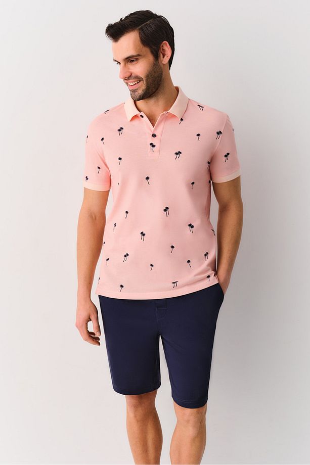 Palm Erkek Şort Pijama Takımı - 2