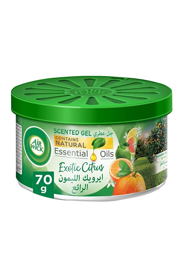 Air Freshener Scented Gel Can Exotic Citrus Scent 70 g