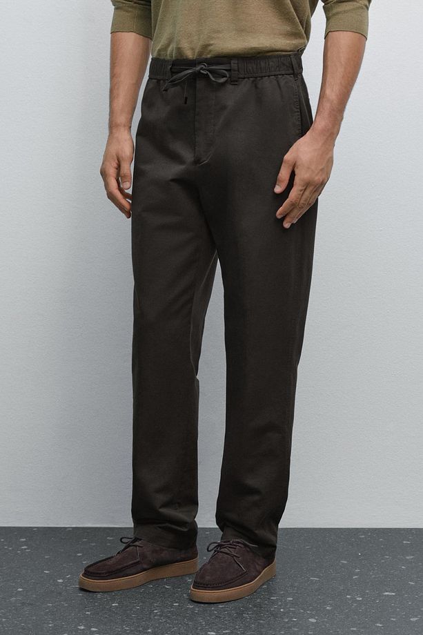Pamuk karışımı jogger pantolon - 2