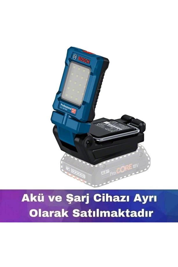 GLI 18V-800 Akülü Led Çalışma Lambası (Akü ve Şarj Yoktur) 0601443600 - 1