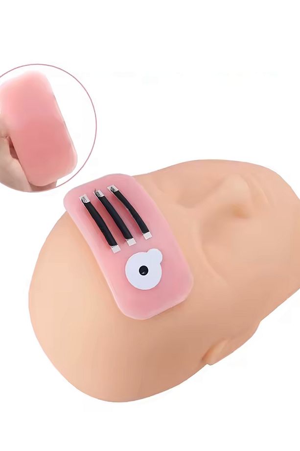 Pembe İpek Kirpik Uygulama Silikonu - Kolay Temizlenebilir, Çoklu Kullanım - 5