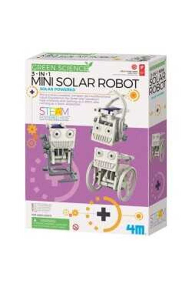3-in-1 Mini Solar Robot 4M03377 - 5