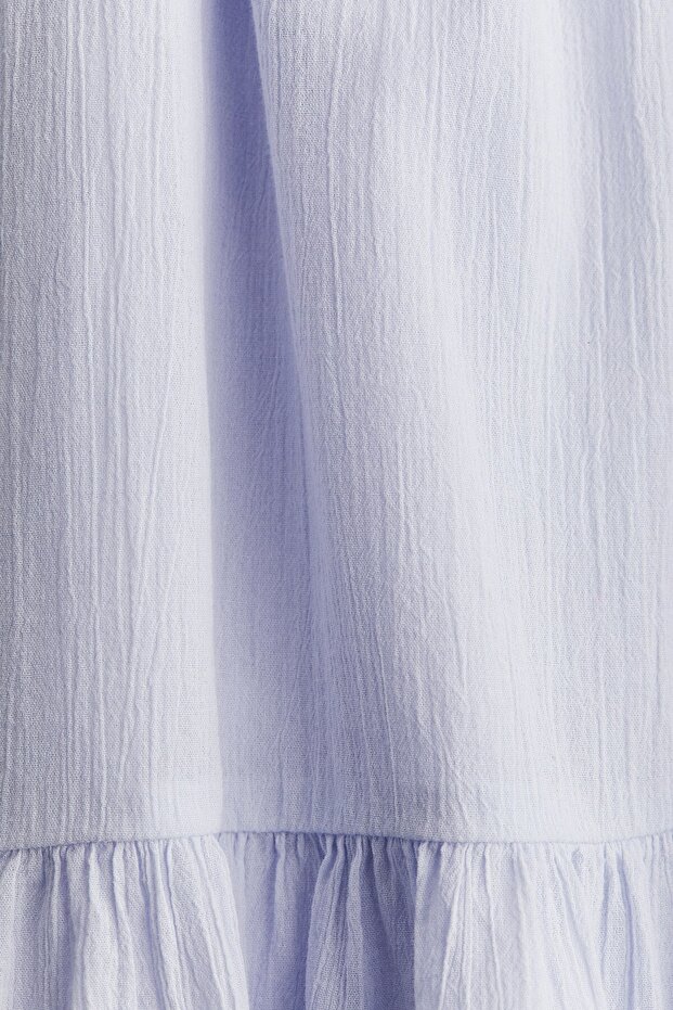 Pamuklu Krinkle Elbise - 2