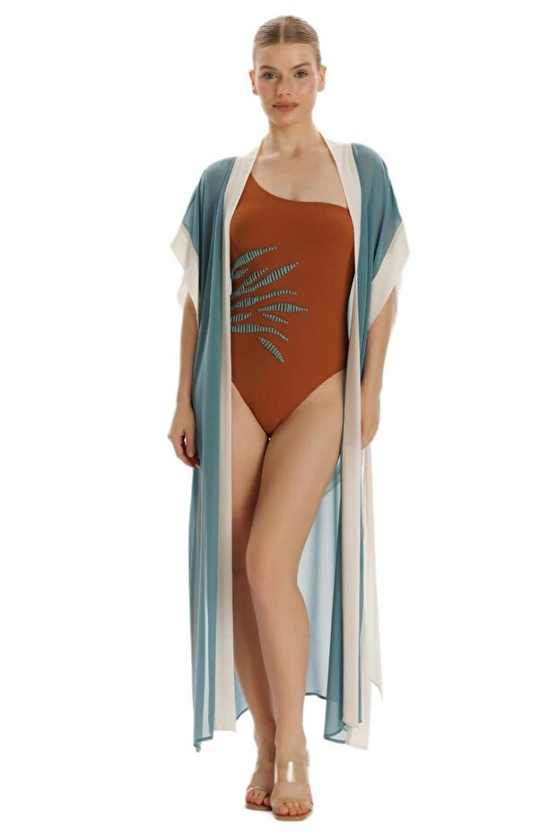 Zeki Yeşil Şifon Elbise - 1