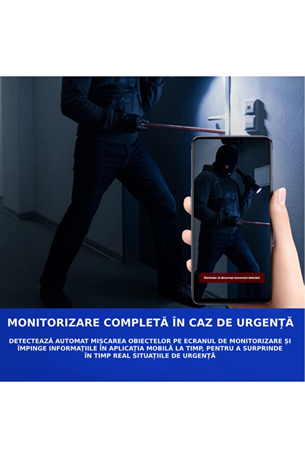 Mini Camera Supraveghere WiFi, Sofia CONCEPT®, Senzor, APP, Control Distanta - 7