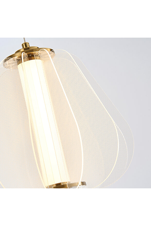 Hopps 18 Watt 3000K Elips Bakır Tekli Led Sarkıt Avize - 4