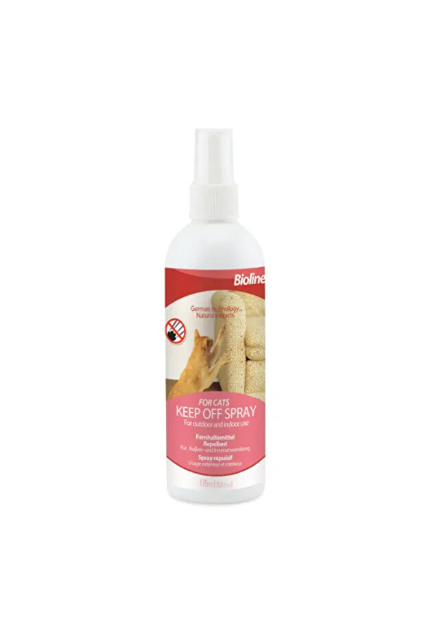 Bioline Keep Off Spray for Cats - 209g - Unwanted Behavior Deterrent
