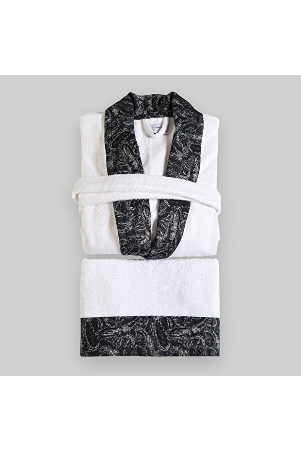 رداء حمام ومنشفة للرأس - 3