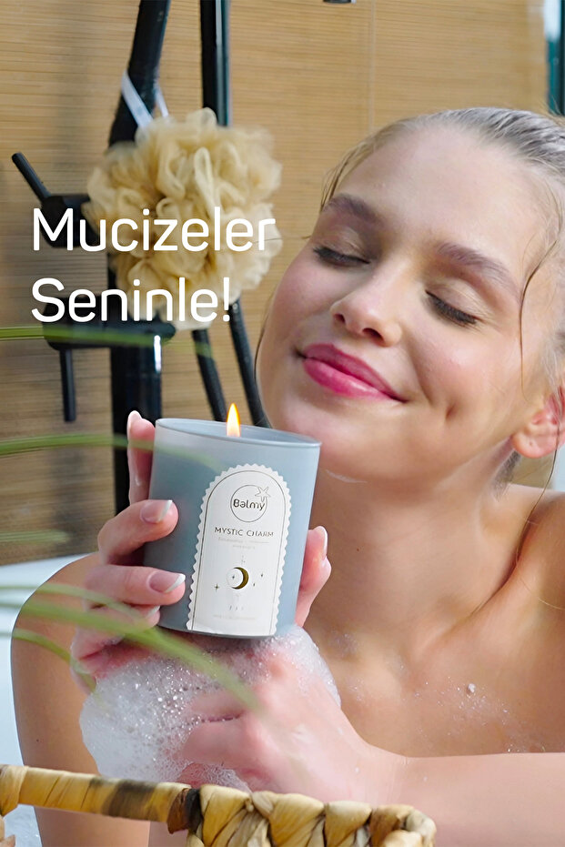 Mystic Charm 777 Banyo Mumu, Bardakta Kokulu Mum 195 g - 2