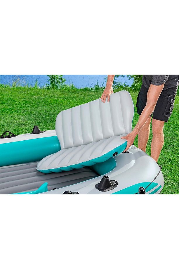 Hydro-Force 5 Kişilik Şişme Bot Sal Seti Pompa Kürek Full Set Deniz Ve Göl İçin - 6
