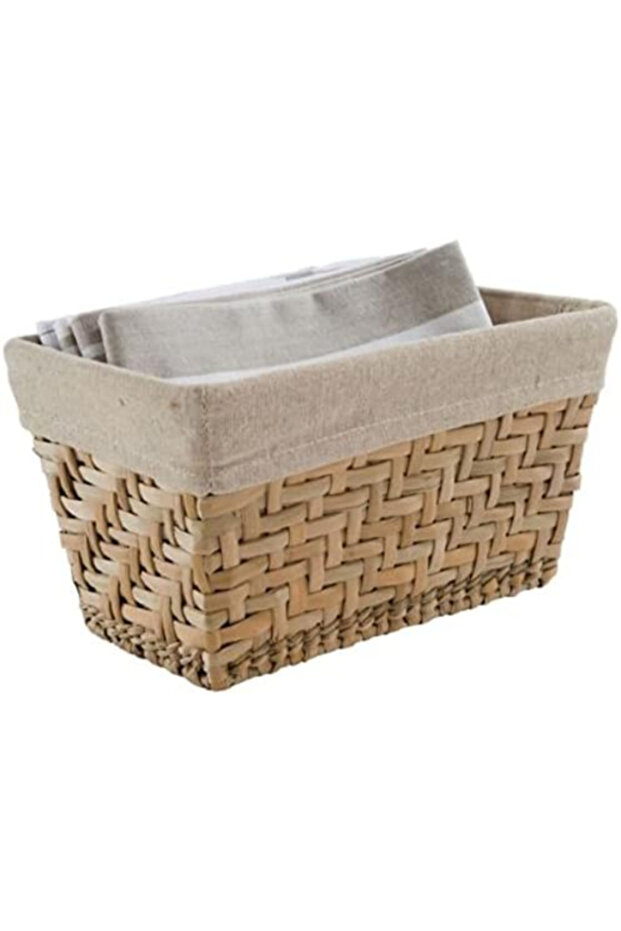 سلة تخزين مستطيلة صغيرة من أعشاب البحر من فييستا - 4