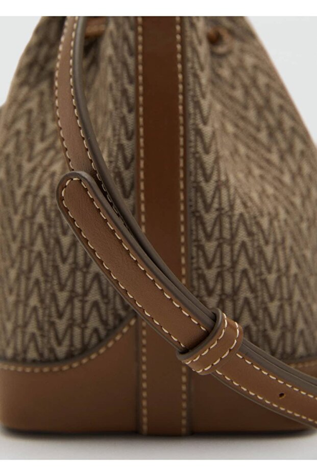 Logo desenli jakar bucket çanta - 5