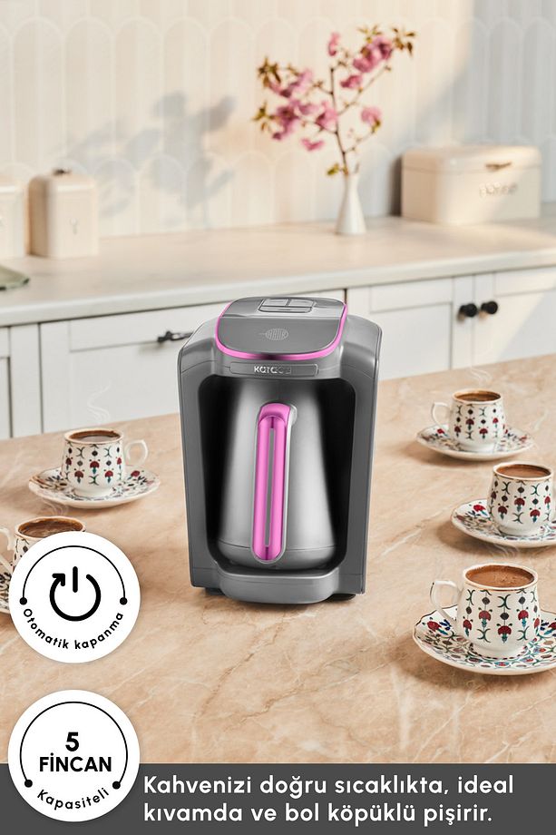 Hatır Neo Türk Kahve Makinesi Raspberry Pink - 3