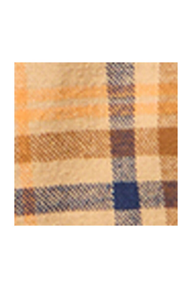 Westernhemd Braun-Blau - 4