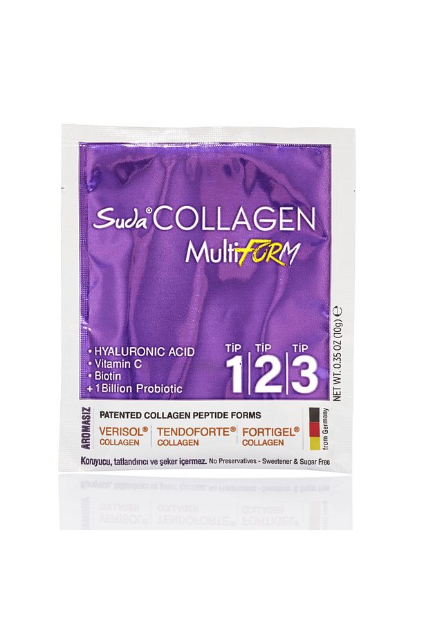 Multiform Tip I, II, III Patentli Kolajen+Probiyotik,HyaluronikAsit,VitC+Biotin Aromasız 10gx30 saşe - 2