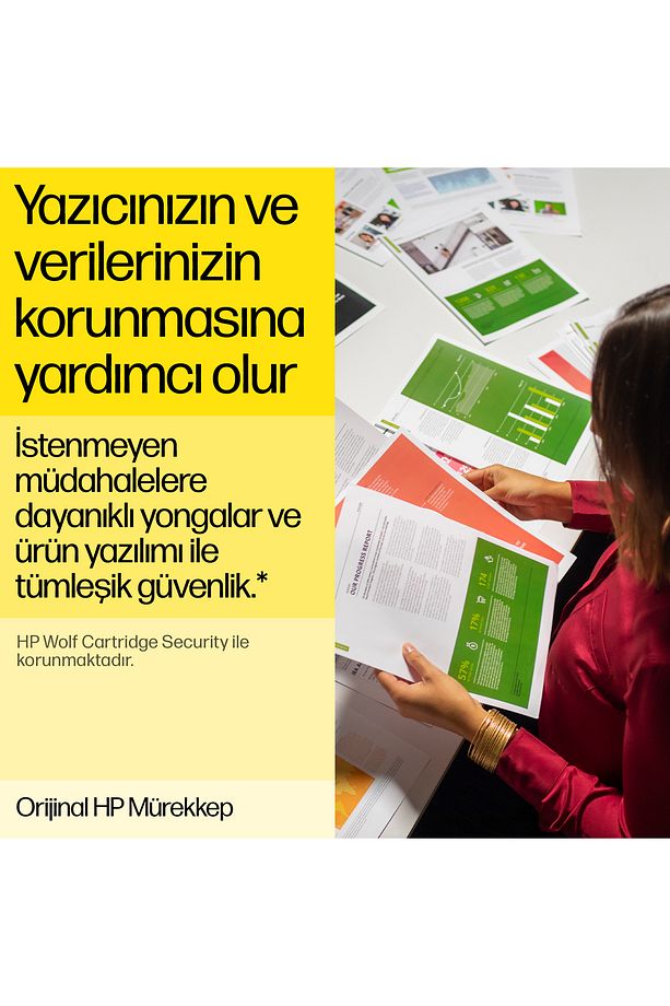 F6V25AE 652 Siyah Mürekkep Kartuşu - 6
