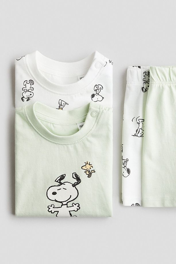 2'li Pamuklu Pijama Takımı - 2