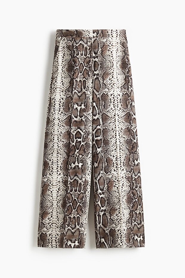 Geniş Şık Pantolon - 3