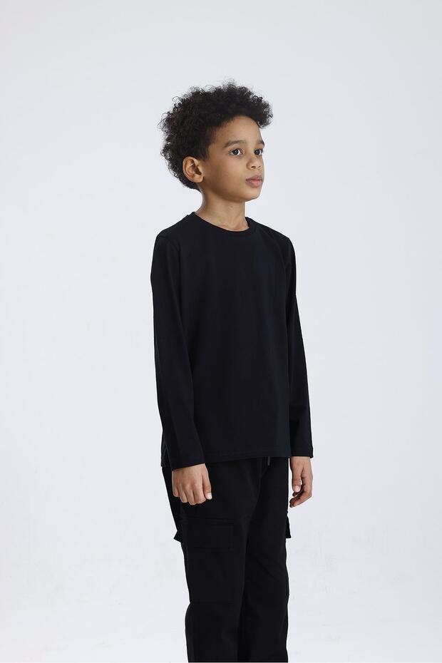 Basic Uzun Kol Tişört - 4