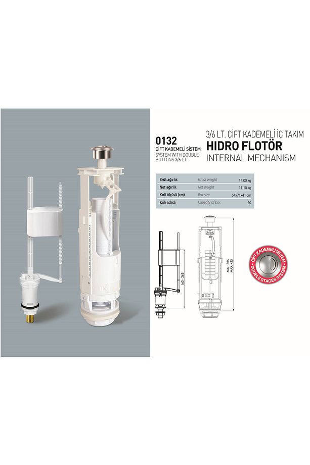 Power Duvara Sıfır Klozet Pow.k022, Power Duroplast Yavaş Kapak - 7
