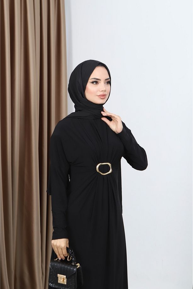 ZARAFET SANDY ELBİSE - 6