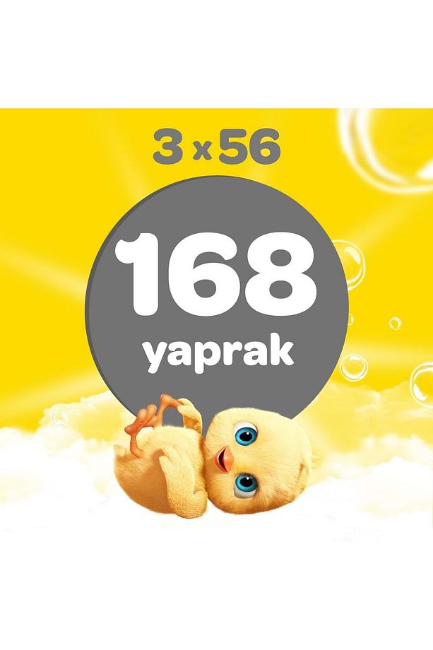 Islak Havlu Mendil Klasik 56 Yaprak 15 Li Set (840 YAPRAK) Kapaklı Yeni - 4