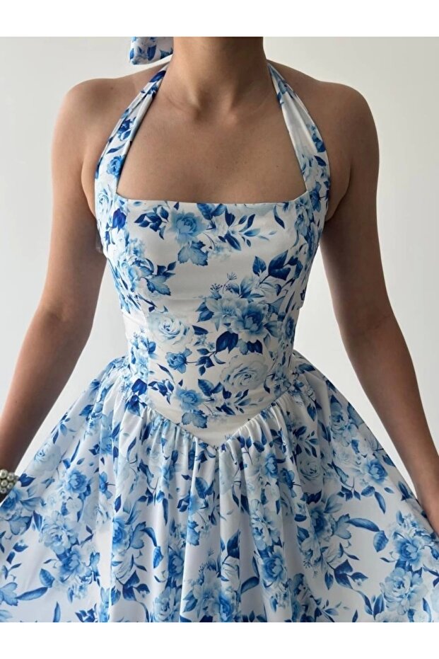 Rans Midi Elbise - 8