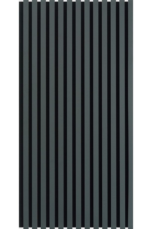 Mdf Ahşap Akustik Dekoratif Duvar Paneli 24x240 Cm - Antrasit Gri - 2