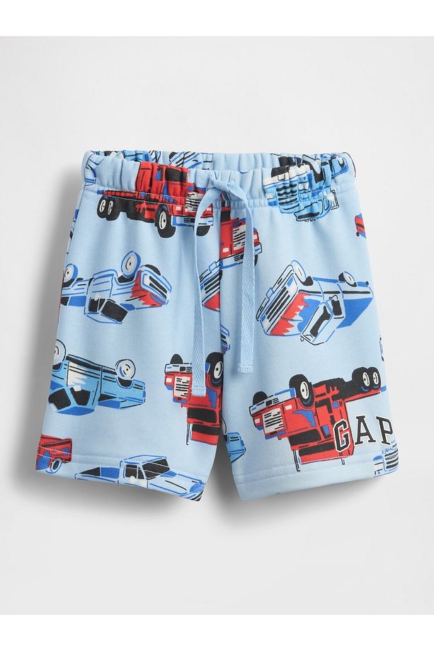 Erkek Bebek Mavi Gap Logo Relaxed Pull-On Şort - 1