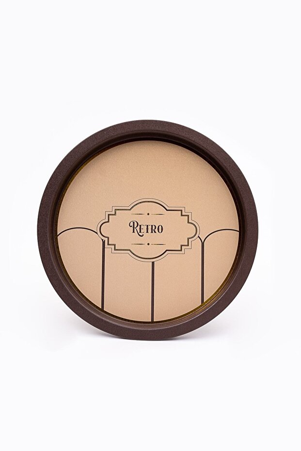 Ee197-u6 صينية دائرية منقوشة ريترو 36 سم - 3