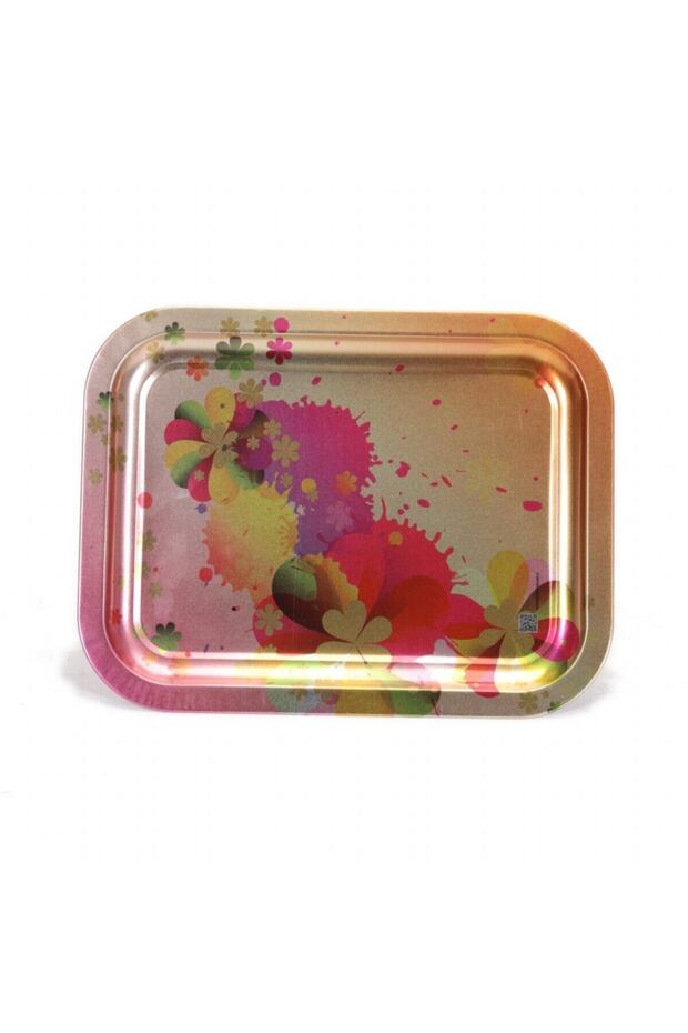 Ef161-74 Rainbow Desenli Dikdörtgen Tepsi 23x31 Cm - 1