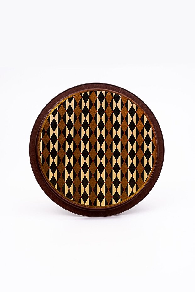 Ee197-t8 Circus Patterned Round Tray 32 Cm - 4