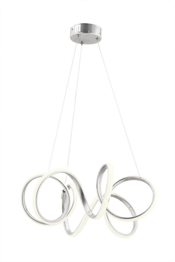 İstanbul Avize Delux Gümüş Ledli Modern Beyaz Power Led Avize Led Avize - 3