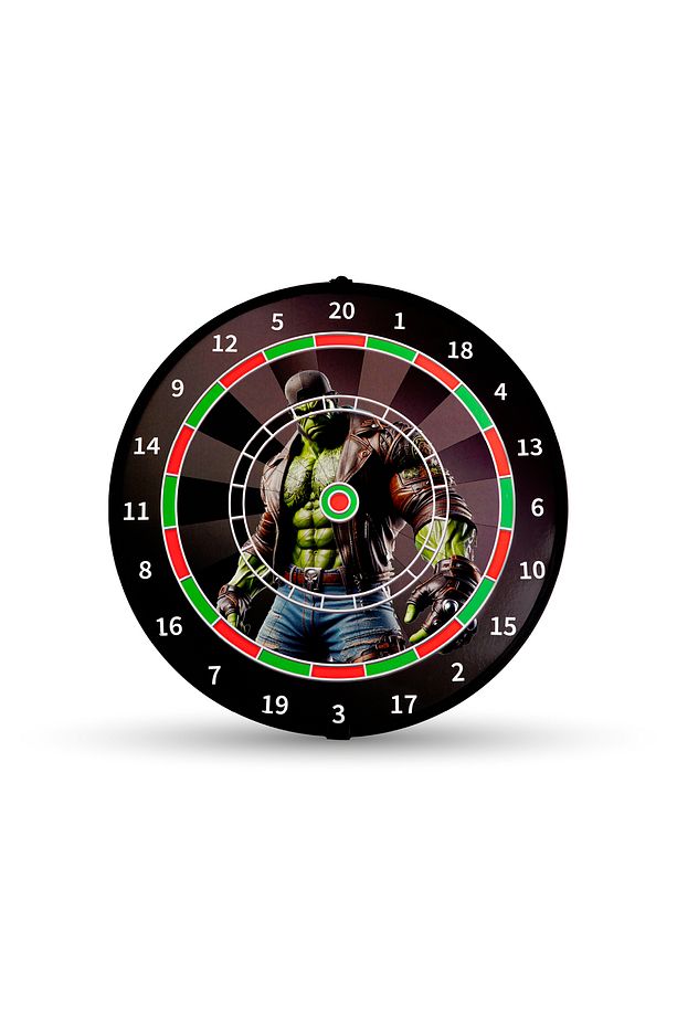 4 Oklu Mıknatıslı Dart Seti Çift Yönlü Manyetik Dart Askılı Dartboard - 8
