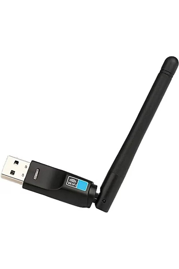 W-7 300mbps Usb Antenli Uydu Alıcılı+ Pc Wifi Kablosuz Alıcı Adaptör Mtk7601 Chipset Wlan - 1