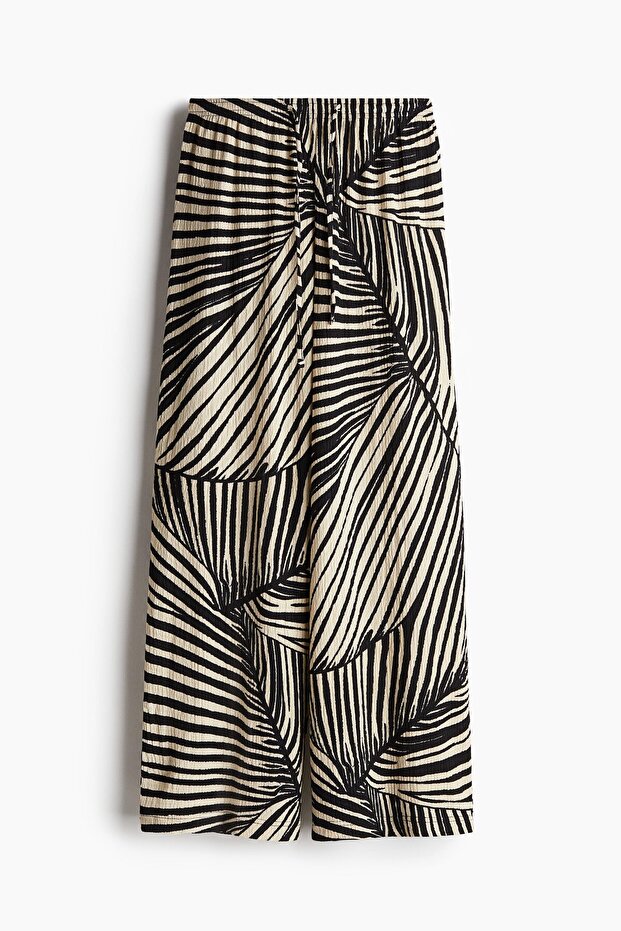 Geniş Pull-on Pantolon - 3