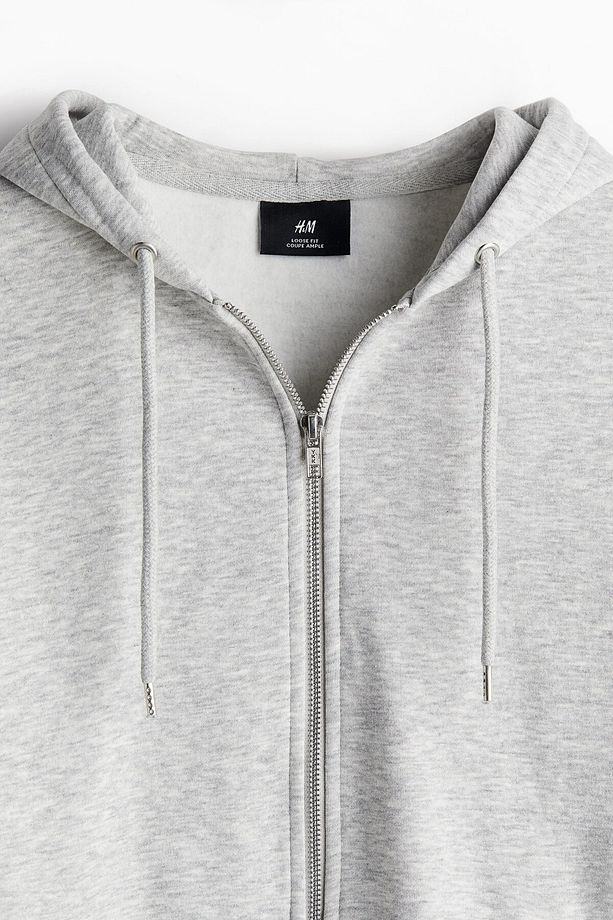 Loose Fit Kapüşonlu Ve Fermuarlı Üst - 7