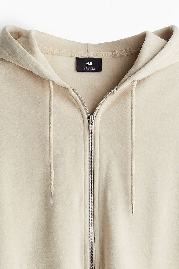 Loose Fit Kapüşonlu Ve Fermuarlı Üst - 7