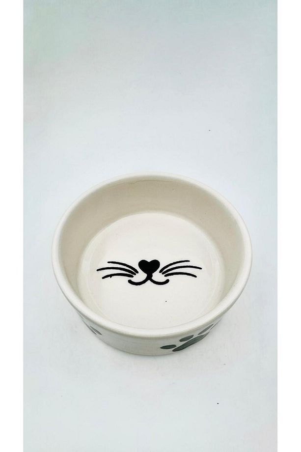 2 Adet Yüksek Kalite Seramik Kedi Ve Köpek Mama Su Kabı - (12.5 CM, 400 ML) - 4
