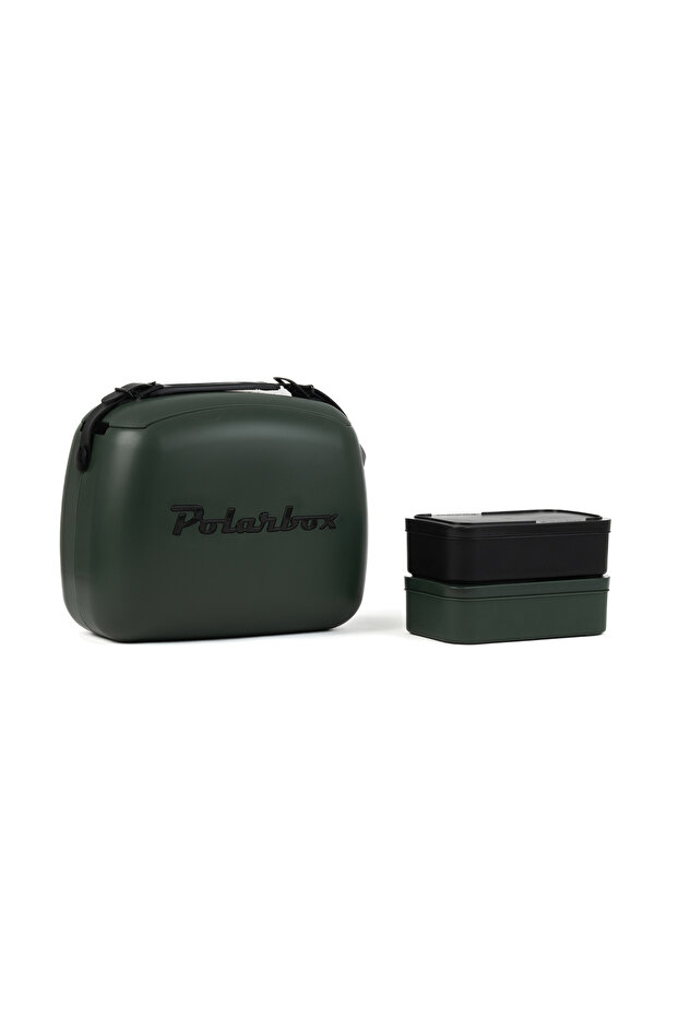 Polarbox® Retro Cooler BagGreen Forest - Black (Limited Edition) 6L