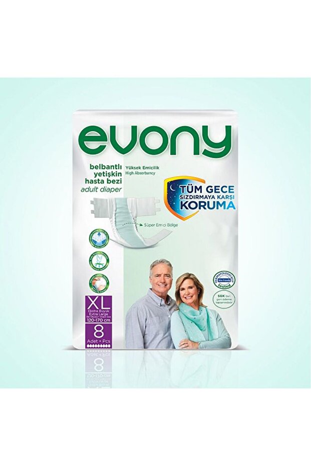 Yetişkin Bezi X-large 8 Adet - 2