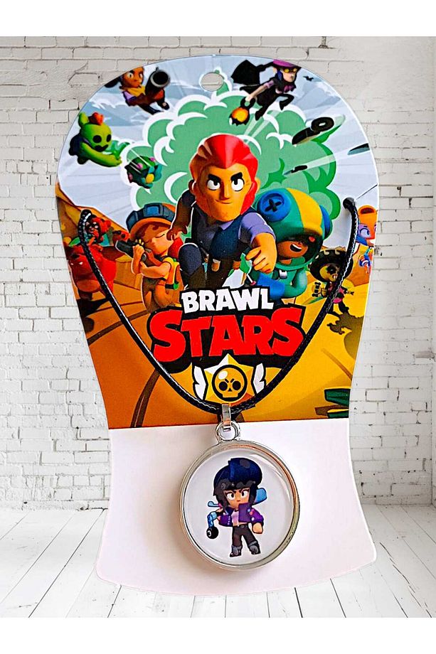 Brawl Stars Bibi Temalı Ayarlanabilir İpli Asansör Sistemli Kartlı Kolye - 6