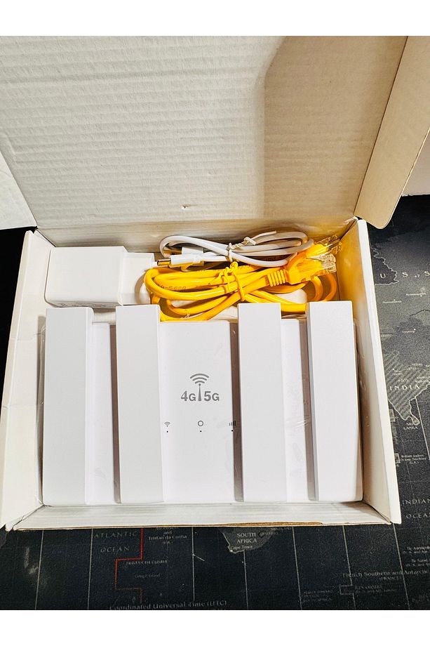 DataForce 4G 5G Sim Kartlı 4 Anten 1 PORT RJ45 Taşınabilir Router Wifi 6 Modem Cpf906 - 8