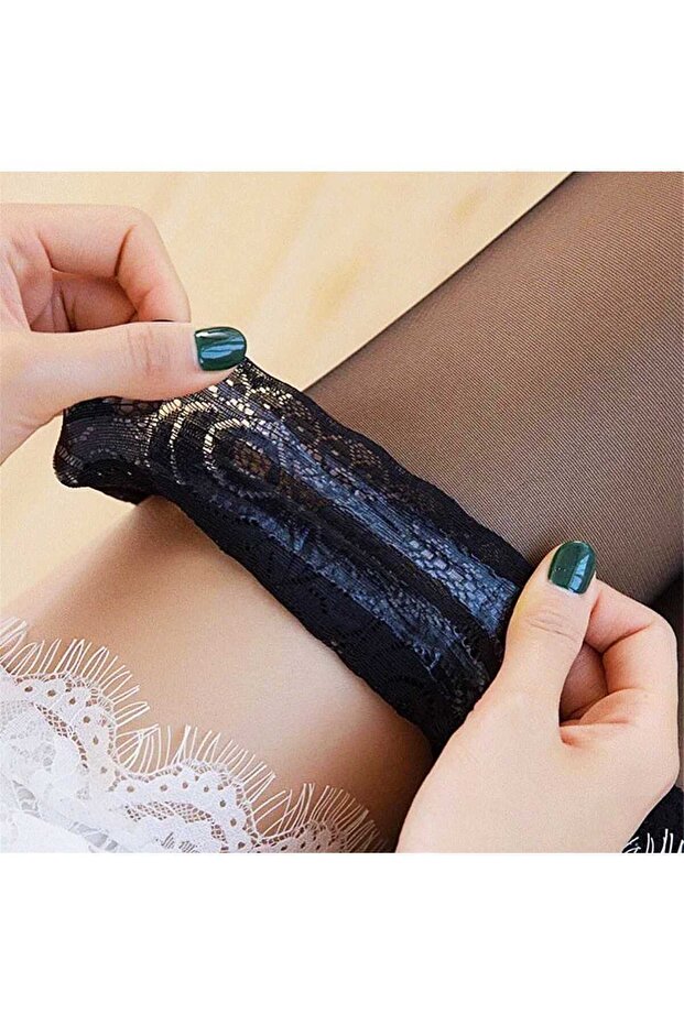 Dantelli Silikonlu - Siyah(STD. S-XL UYUMLU) - 3