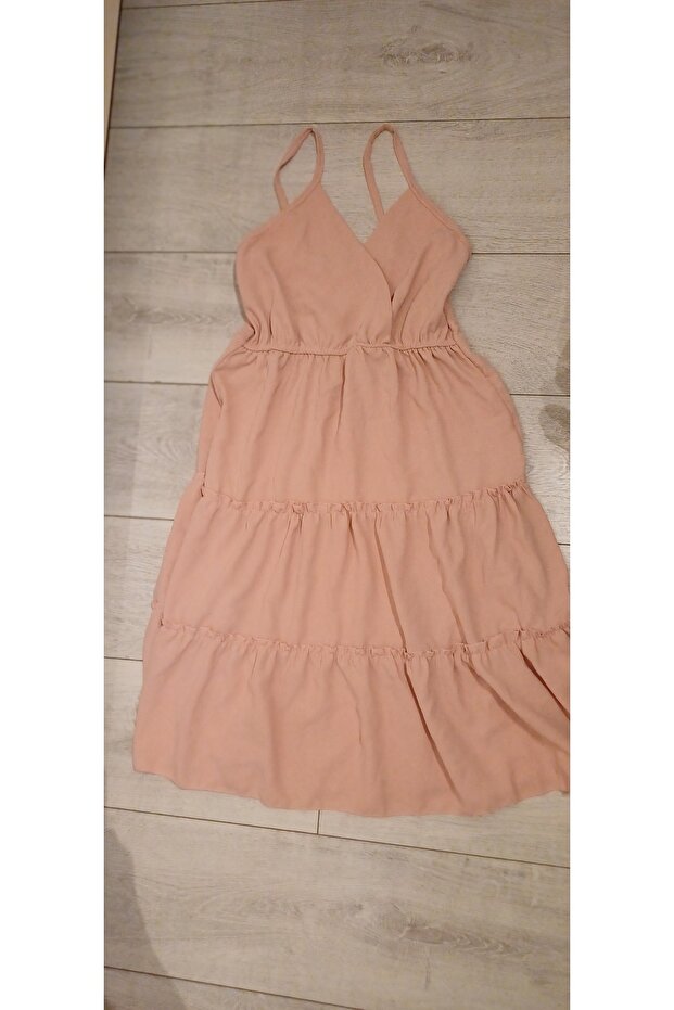 Rochie dama,nude roz - 2