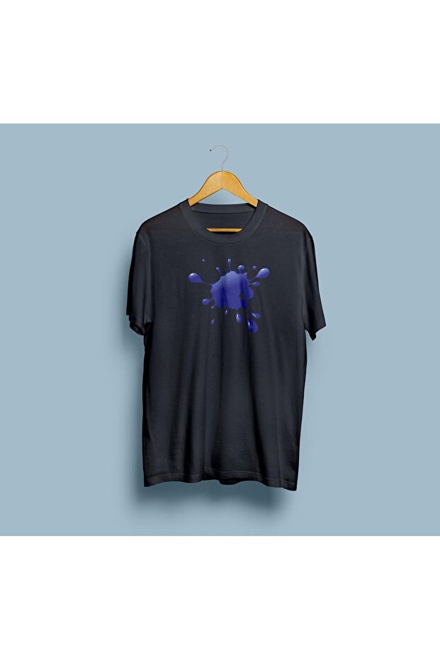 Oversize Paint Splash Printed Unisex T-Shirt